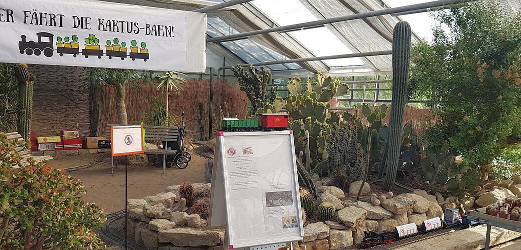 Gartenbahn-Stammtisch Erfurt bei Kakteen-Haage - 13. Mai 2023