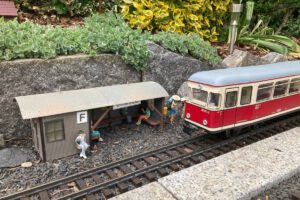 Gartenbahnanlage Matthias Mai 2025