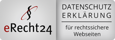 Siegel eRecht24 Datenschutzerklärung